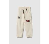 MARVEL, Jogger Beige Para Niño En Mezcla De Algodón Ajuste Regular Con Logo De Spiderman, Niño, Beige Claro, Talla: 5-6