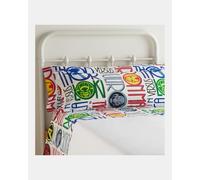 Marvel Juego de funda sábanas algodón Avengers 24 Marvel. Multicolor Cama 90 cm