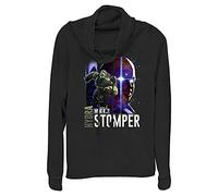 Marvel Junior's What If Watcher Hydra Stomper Women's Long Sleeve Cowl Neck Pullover, Black, 3X-Large