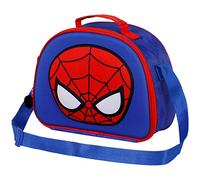 Marvel Karactermania Spiderman Bobblehead-Bolsa Portamerienda 3D, Azul