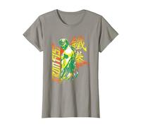 Marvel Knights Iron Fist Japanese Camiseta, Mujer, Pizarra, XS