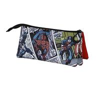 Marvel Legacy-Portatodo Triple FAN 2.0, Multicolor, 23 x 11 cm