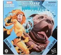 Marvel Legends Crystal & Lockjaw Figura De Acción 6" F9108 Inhumans