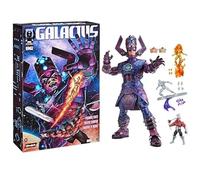 Marvel Legends HasLab Galactus - Figura de acción de 32 pulgadas, más de 14 años, incluye Silver Surfer y 2 otras figuras y accesorios