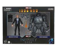 Figura Obadiah Stane & Iron Man Monger The Infinity Saga Avengers Iron Man Marvel Legends Series Articulada 16 cms y 23 cms