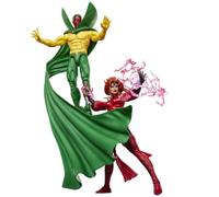 Marvel Legends Series, Black Visión y Bruja Escarlata, Avengers: The Crossing, Figuras coleccionables de 15 cm inspiradas en los cómics