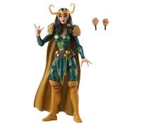 Marvel Legends Series Figura retro de Loki, agente de Asgard, 15 cm, 2 accesorios