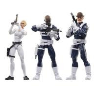 Marvel Legends Series, Figuras de acción de S.H.I.E.L.D., Nick Fury Jr., Sharon Carter y Dum Dum Dugan