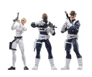 Marvel Legends Series, Figuras de acción de S.H.I.E.L.D., Nick Fury Jr., Sharon Carter y Dum Dum Dugan