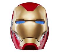 Marvel Legends Series Iron Man - Casco electrónico Premium con Light FX, Avengers: Endgame, Equipo de Juego de rol Coleccionable para Adultos