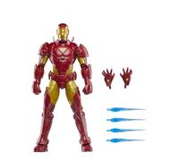 Marvel Legends Series - Iron Man (Model 20) - Figura de colección de 15 cm de Iron Man de los cómics - Pack Tipo blíster Estilo Retro