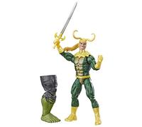 Marvel Legends Series Loki 6" Collectible Comics Action Figure Toy for Ages 6 & Up with Accessory & Build-A-Figurepiece