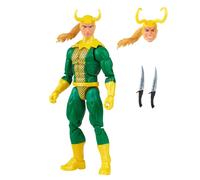 Marvel Legends Series Loki 6-inch Retro Packaging Action Figure Toy, 3 Accessori