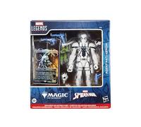 Marvel Legends Series, Magic: The Gathering, Agent Anti-Venom, Figura de acción de Spider-Man con Carta Metalizada Exclusiva Coleccionable