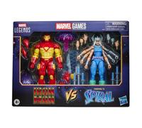 Marvel Legends Series, Marvel Games, Iron Man vs. Marvel'S Spiral, Figuras coleccionables de 15 cm de Vengador vs. Villano de la Patrulla-X inspiradas en los Videojuegos Retro