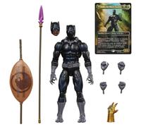 Marvel Legends Series, Marvel Super Heroes y Magic: The Gathering, Black Panther, Figura de 15 cm con Carta Exclusiva Metalizada de colección para el Juego