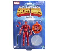Marvel Legends Series, Secret Wars, Daredevil, Figura Retro Coleccionable de 15 cm con Escudo lenticular, Inspirada en los cómics de Marvel