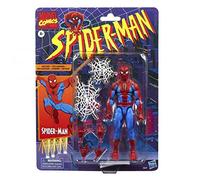 Marvel Legends Series - Spider-Man - Figura de acción de 15 cm con Estilo celuloide - Incluye 6 Accesorios