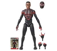 Figura hasbro marvel legends miles morales: the ultimate spider - man mini comics ultimate miles