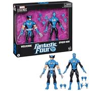 Set Figuras Wolverine & Spider-Man Fantastic Four Marvel Legends Los Cuatro Fantásticos Articuladas 15 cms