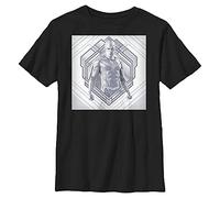 Marvel Likeness WandaVision All of The Team Boy's Premium Solid Crew Tee, Black, Youth Small