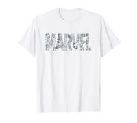 Marvel Logo Comics Gray Pencil Sketch Super Heroes Avengers Camiseta, Hombre, Blanco, XL