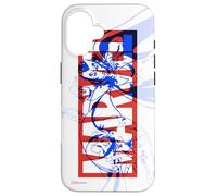 Marvel Logo Vision y The Scarlet Witch Comic Art Avengers Carcasa para iPhone 16