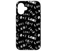 Marvel Loki Disney+ Patrón Negro Carcasa para iPhone 16