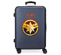 Marvel Los Vengadores All Avengers Maleta Mediana Azul 48x68x26 cms Rígida ABS Cierre combinación 70L 3,7Kgs 4 Ruedas Dobles