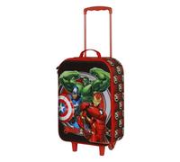 Marvel Maleta trolley Los Vengadores Almighty 3D Roja 17 x 33 x 52 cm Capacidad 26 L