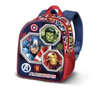 Marvel Los Vengadores Assemble-Mochila 3D Elite, Multicolor 25 x 30 cm, Capacidad 7 L