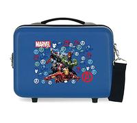 Marvel Los Vengadores Avengers Team Neceser Adaptable con Bandolera Azul 29x21x15 cms Rígido ABS 9,14L