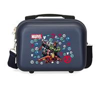 Marvel Los Vengadores Avengers Team Neceser Adaptable con Bandolera Azul 29x21x15 cms Rígido ABS 9,14L
