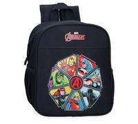 Joumma Marvel Los Vengadores Avengers To the power Mochila Guardería Negro 21x25x10 cms Poliéster 5,25L
