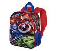 Marvel Los Vengadores Battle-Mochila 3D Elite, Azul, 25 x 30 cm, Capacidad 7 L