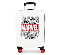 Maleta marvel abs 55cm.4r.comic marvel blanco Talla única