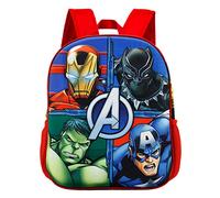 Marvel Los Vengadores Hero-Mochila 3D Pequeña, Multicolor, 26 x 31 cm, Capacidad 8.5 L