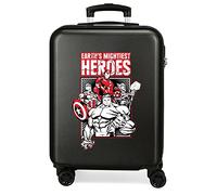 Marvel Los Vengadores Mightiest Heroes Maleta de cabina Negro 38x55x20 cms Rígida ABS Cierre de combinación lateral 34L 2,66 kgs 4 Ruedas Dobles 0
