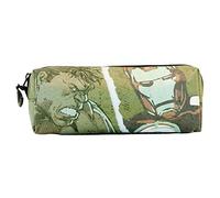 Marvel Los Vengadores Shout-Estuche Portatodo Cuadrado FAN, Verde Militar, 21 x 8 cm