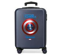 Marvel Los Vengadores Sky Avengers Maleta de cabina Azul 37x55x20 cms Rígida ABS Cierre combinación 34L 2,6Kgs 4 Ruedas Dobles Equipaje de Mano