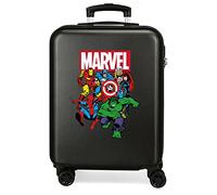 Maleta De Cabina Sky Avengers Rígida 55cm Negra