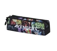 Marvel Los Vengadores Superpowers-Estuche Portatodo Cuadrado FAN 2.0, Multicolor, 21 x 8 cm