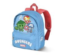 Marvel Los Vengadores Team-Mochila Preescolar Joy, Azul, 22 x 27 cm, Capacidad 5 L