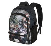 Marvel Los Vengadores Troupe-Mochila Fight FAN 2.0, Verde, 31 x 44 cm, Capacidad 24 L