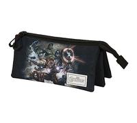 Marvel Los Vengadores Troupe-Portatodo Triple FAN 2.0, Verde, 23 x 11 cm