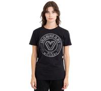 Marvel Marvel Black Panther: Wakanda Forever Ironheart RIRI Williams Ladies T Shirt, Black Camisa Mujer (Pack de 1)