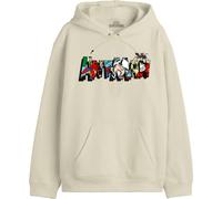Marvel Meantmmsw019 Sudadera con Capucha, Natural, M para Hombre