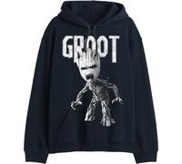 Marvel Megugamsw133 Sudadera con Capucha, Azul Marino, S para Hombre