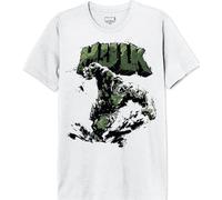 Marvel Mehulkcts080 Camiseta, Blanco, XXL para Hombre