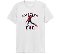Marvel Memarcots310 Camiseta, Blanco, L para Hombre